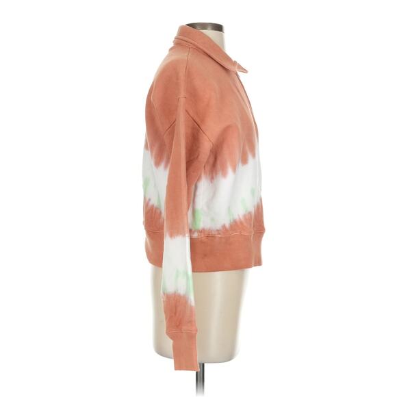 Re/Done x Hanes 70s half zip Sweatshirt Made in USA Tie Dye Size Small - Picture 3 of 5